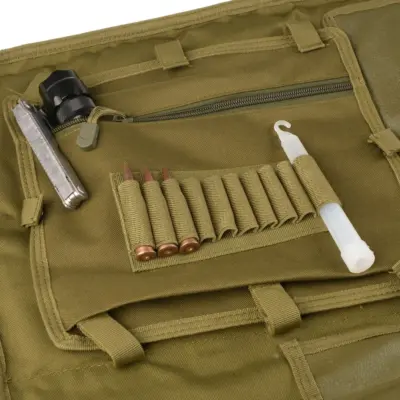 Pokrowiec na broń z matą strzelecką 128cm - Oliwkowy OD-G-GFT-22-009878-00 asgbox.pl