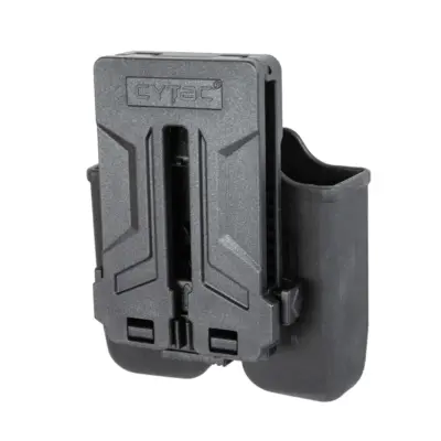 Alternative view of Ładownica na 2 magazynki pistoletowe - czarna