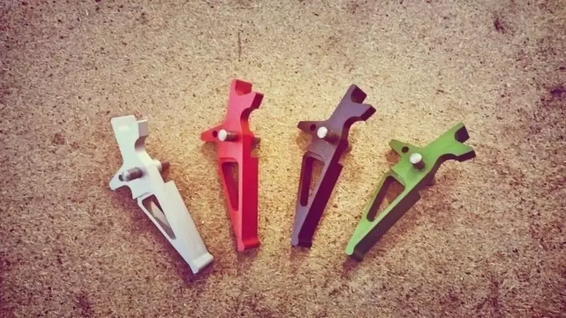 Język spustowy Speed Trigger do replik typu M4/M16 (B) - srebrny OD-G-RET-08-009198-00 asgbox.pl Język spustowy Speed Trigger do replik typu M4/M16 (B) - srebrny - obrazek 2