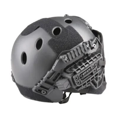 Replika kasku FAST PJ G4 System z osłoną twarzy - czarny OD-G-EME-21-016946-00 asgbox.pl