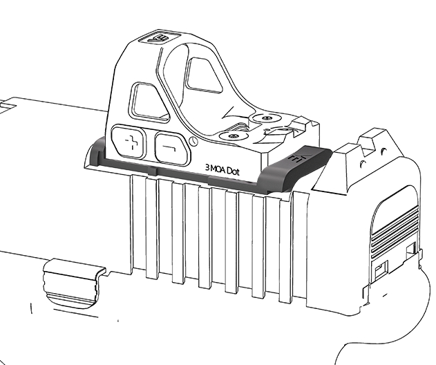 VO MOS Adapter for MAG RMS Footprint - Black OD-A-SCFRM-16 asgbox.pl VO MOS Adapter for MAG RMS Footprint - Black - obrazek 9