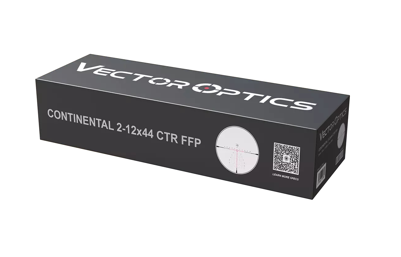 VO CONTINENTAL X6 2-12x44 CTR FFP Riflescope, 34 mm - Black OD-A-SCFF-67 asgbox.pl VO CONTINENTAL X6 2-12x44 CTR FFP Riflescope, 34 mm - Black - obrazek 10