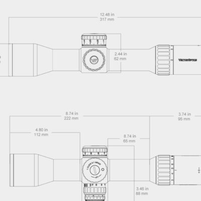 VO CONTINENTAL X6 2-12x44 CTR FFP Riflescope, 34 mm - Black OD-A-SCFF-67 asgbox.pl VO CONTINENTAL X6 2-12x44 CTR FFP Riflescope, 34 mm - Black OD-A-SCFF-67 asgbox.pl