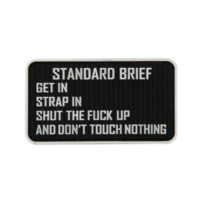 JTG Standard Briefing Patch, fullcolor
