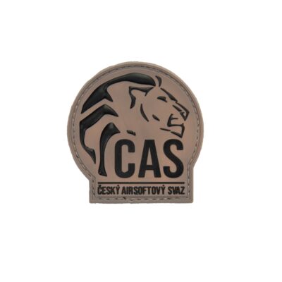 Patch "ČAS" Czech Airsoft Union - TAN