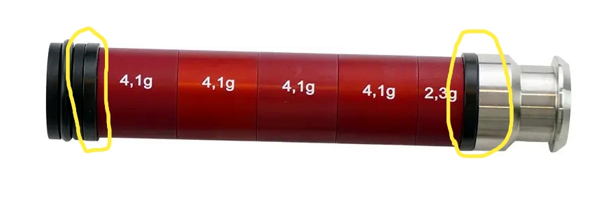 EPeS Sniper Piston Guide Rings, 20mm Cylinder - S (19.75 mm) OD-A-E513-20-S asgbox.pl EPeS Sniper Piston Guide Rings, 20mm Cylinder - S (19.75 mm) - obrazek 3