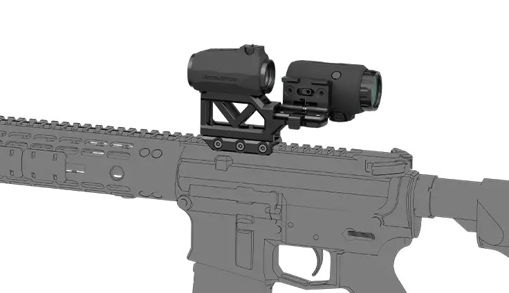 VO MAVERICK Red Dot and Magnifier Set on 1-piece RIS base - Black OD-A-VOGP-02 asgbox.pl VO MAVERICK Red Dot and Magnifier Set on 1-piece RIS base - Black - obrazek 11