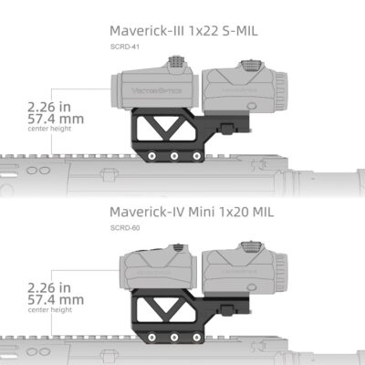 VO MAVERICK Red Dot and Magnifier 1-piece RIS Mount - Black OD-A-XASR-RM01 asgbox.pl VO MAVERICK Red Dot and Magnifier 1-piece RIS Mount - Black OD-A-XASR-RM01 asgbox.pl