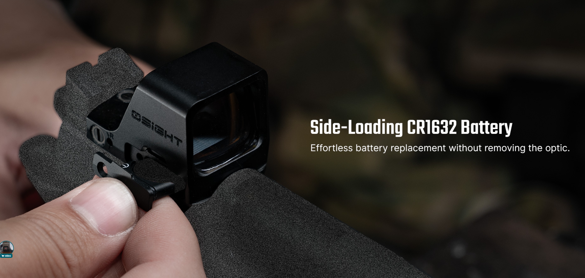 OLIGHT Osight C Red Dot Sight, RMR Footprint - Black OD-A-OLIGHT035 asgbox.pl OLIGHT Osight C Red Dot Sight, RMR Footprint - Black - obrazek 4