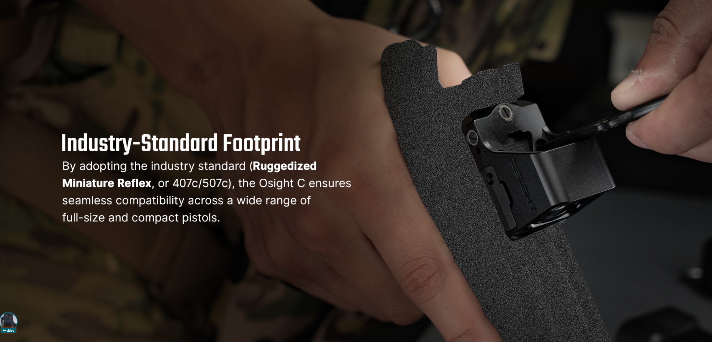 OLIGHT Osight C Red Dot Sight, RMR Footprint - Black OD-A-OLIGHT035 asgbox.pl OLIGHT Osight C Red Dot Sight, RMR Footprint - Black - obrazek 6