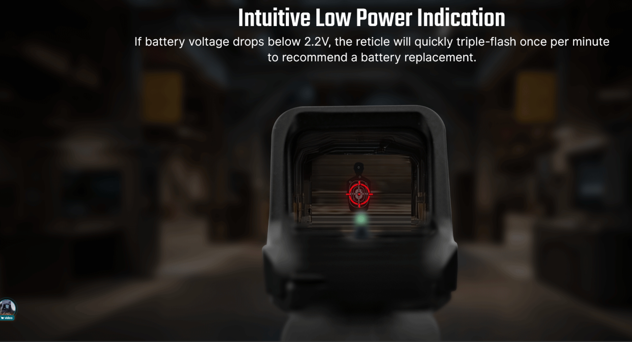 OLIGHT Osight C Red Dot Sight, RMR Footprint - Black OD-A-OLIGHT035 asgbox.pl OLIGHT Osight C Red Dot Sight, RMR Footprint - Black - obrazek 8