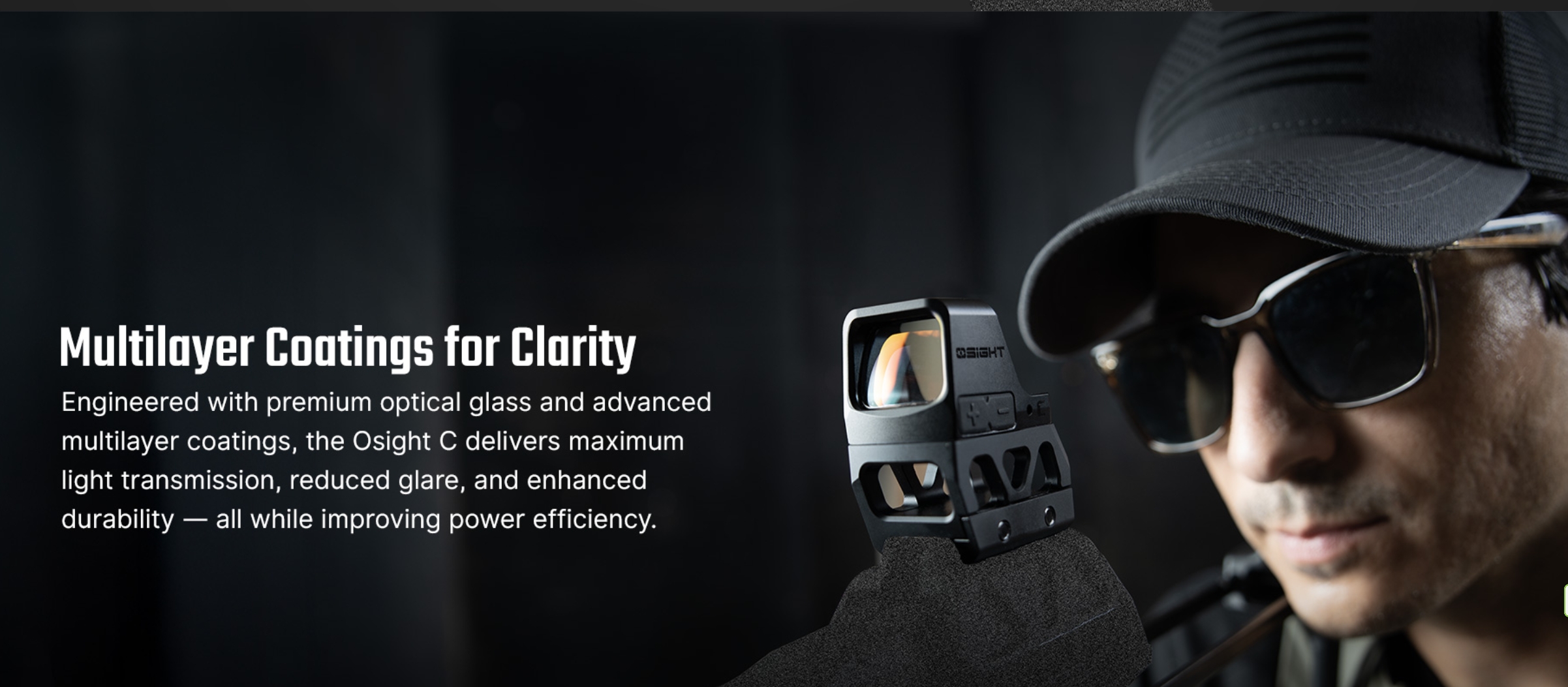 OLIGHT Osight C Red Dot Sight, RMR Footprint - Black OD-A-OLIGHT035 asgbox.pl OLIGHT Osight C Red Dot Sight, RMR Footprint - Black - obrazek 10