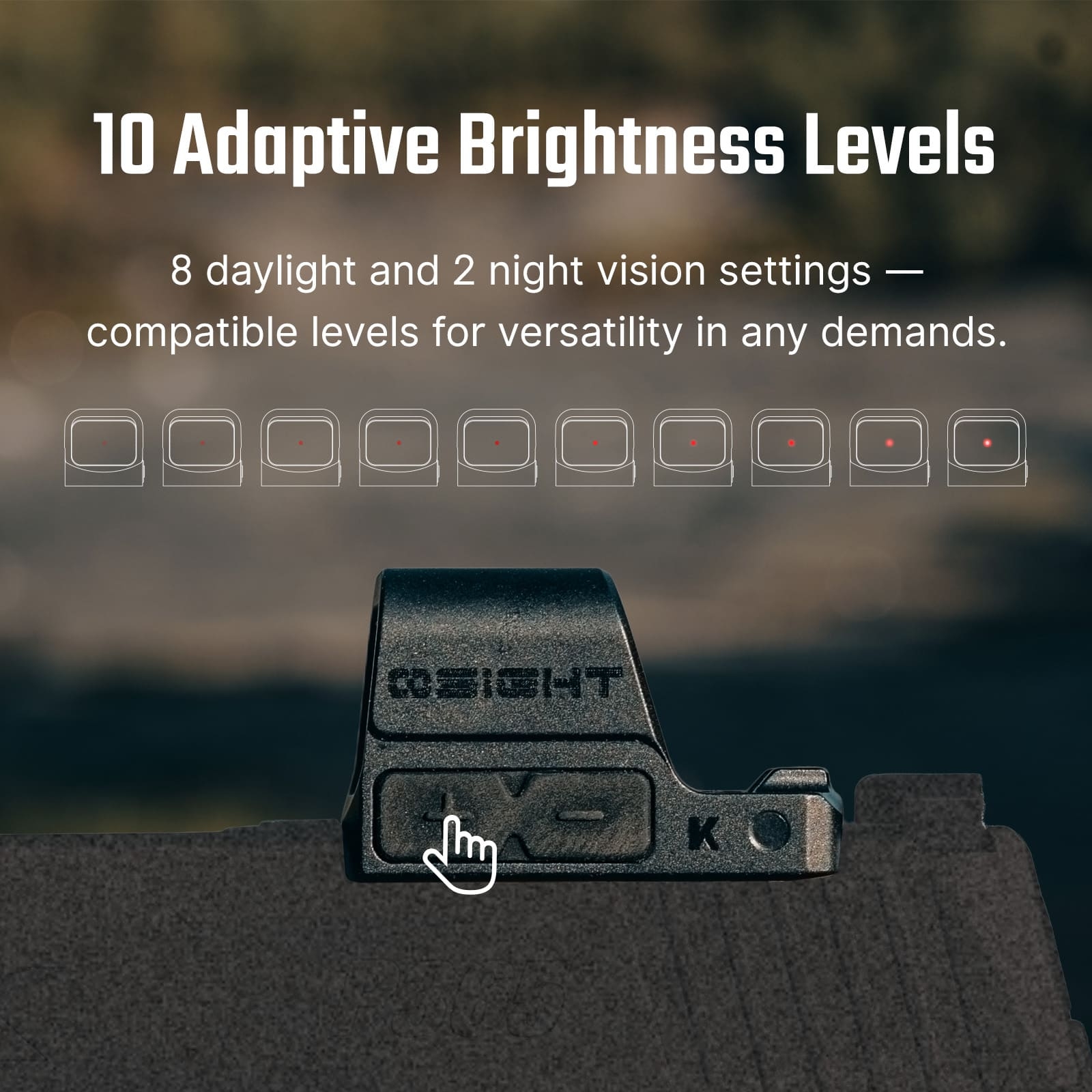 OLIGHT Osight K Red Dot Sight, RMR Footprint - Black OD-A-OLIGHT036 asgbox.pl OLIGHT Osight K Red Dot Sight, RMR Footprint - Black - obrazek 11