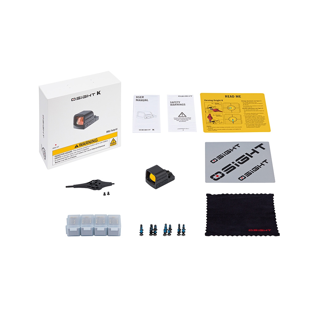 OLIGHT Osight K Red Dot Sight, RMR Footprint - Black OD-A-OLIGHT036 asgbox.pl OLIGHT Osight K Red Dot Sight, RMR Footprint - Black - obrazek 15