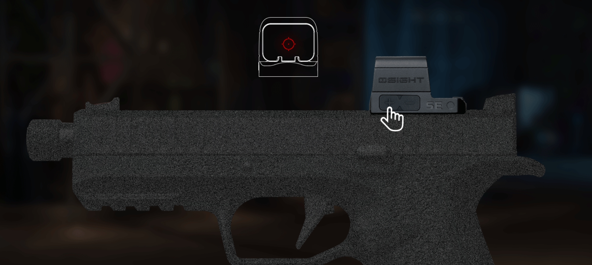 OLIGHT Osight SE Red Dot Sight, RMR Footprint - Black OD-A-OLIGHT037 asgbox.pl OLIGHT Osight SE Red Dot Sight, RMR Footprint - Black - obrazek 14