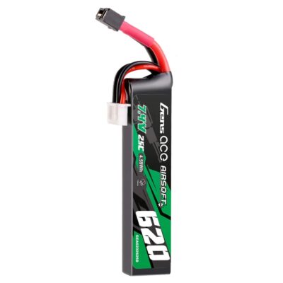 Alternative view of Gens ACE Li-Pol Battery 7.4V 620mAh, 25C, Mini T-Dean - AEP