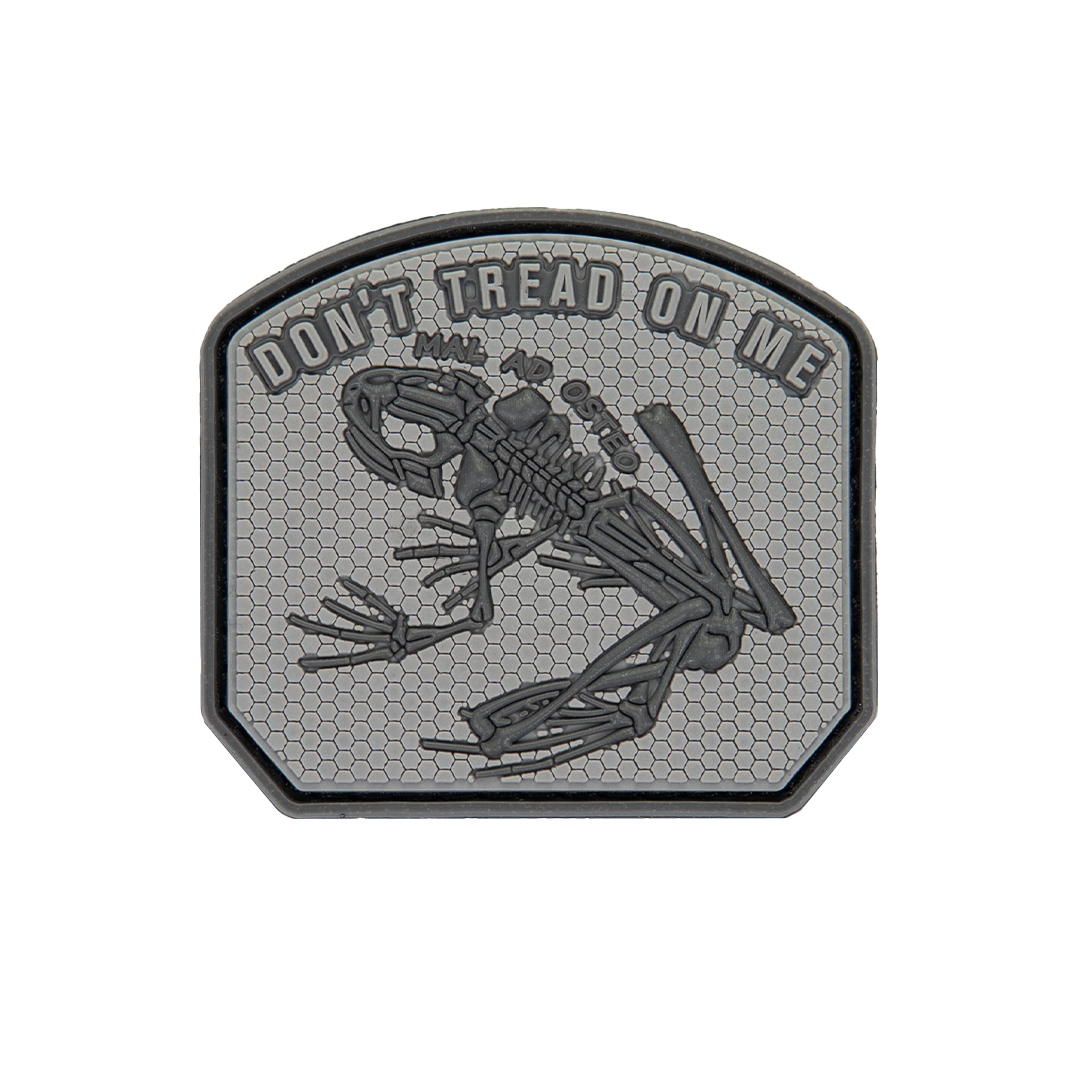 JTG DON´T TREAD ON ME FROG Patch, grey OD-A-P3DP051 asgbox.pl JTG DON´T TREAD ON ME FROG Patch, grey