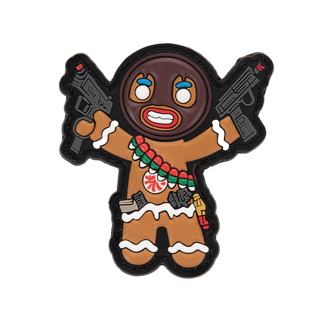 3D PVC Patch GINGERBREAD MAN - Brown OD-A-P3DP070 asgbox.pl 3D PVC Patch GINGERBREAD MAN - Brown