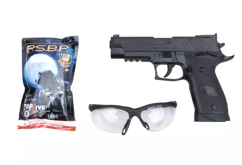 Replika sprężynowa pistoletu typu G226 OD-G-GIG-03-004786-00 asgbox.pl Replika sprężynowa pistoletu typu G226 - obrazek 6