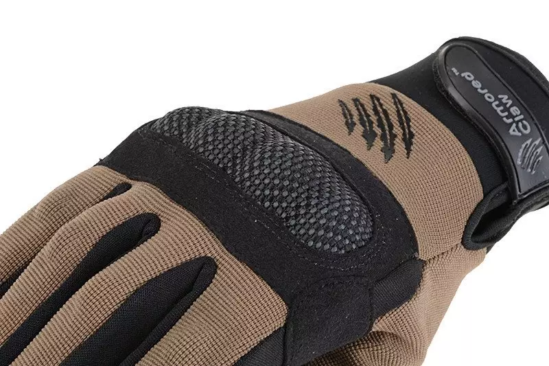 Rękawice taktyczne Armored Claw Shield - half tan OD-G-ACL-33-007252-02 asgbox.pl Rękawice taktyczne Armored Claw Shield - half tan - obrazek 5