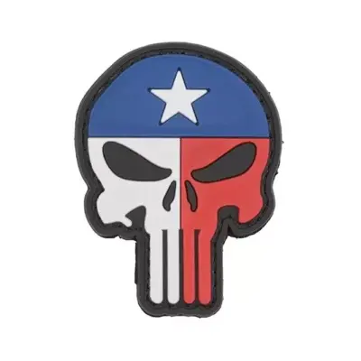 asgbox.pl - Naszywka 3D - Punisher Texas Flag
