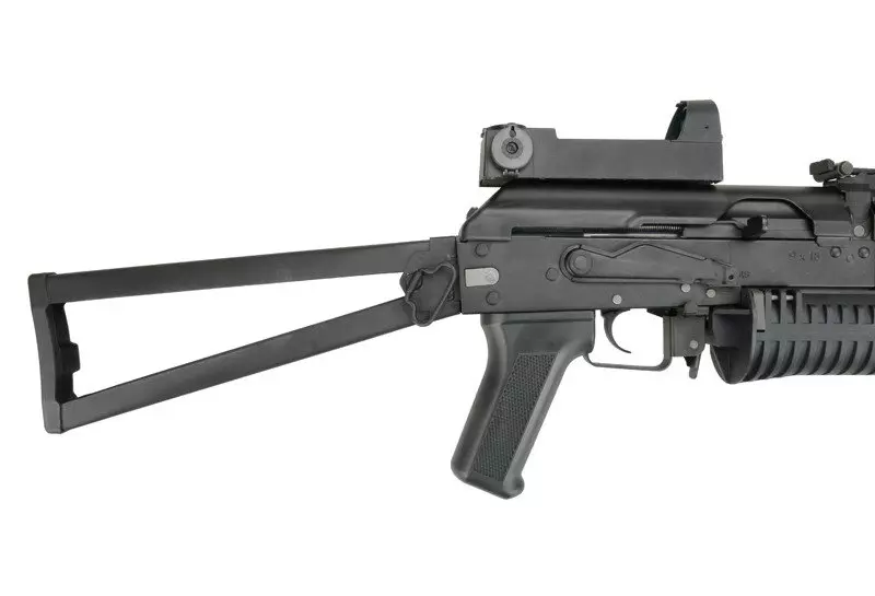 Replika pistoletu maszynowego PP-19 Bizon-2 z tłumikiem i kolimatorem OD-G-SVB-01-004020-00 asgbox.pl Replika pistoletu maszynowego PP-19 Bizon-2 z tłumikiem i kolimatorem - obrazek 7