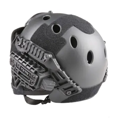 Replika kasku FAST PJ G4 System z osłoną twarzy - czarny OD-G-EME-21-016946-00 asgbox.pl