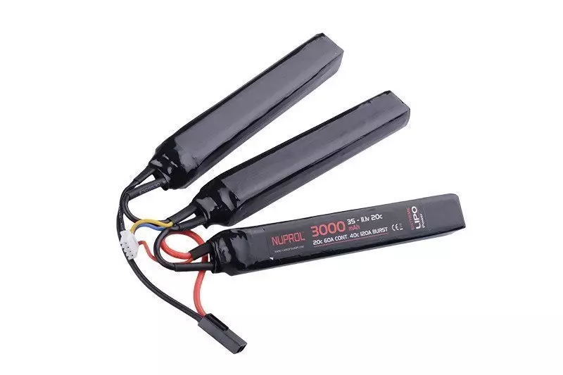 Akumulator LiPo Extreme 11,1.V 3000mAh 20C - Nunchuck Type OD-G-WEE-06-010606-00 asgbox.pl 1.V 3000mAh 20C - Nunchuck Type