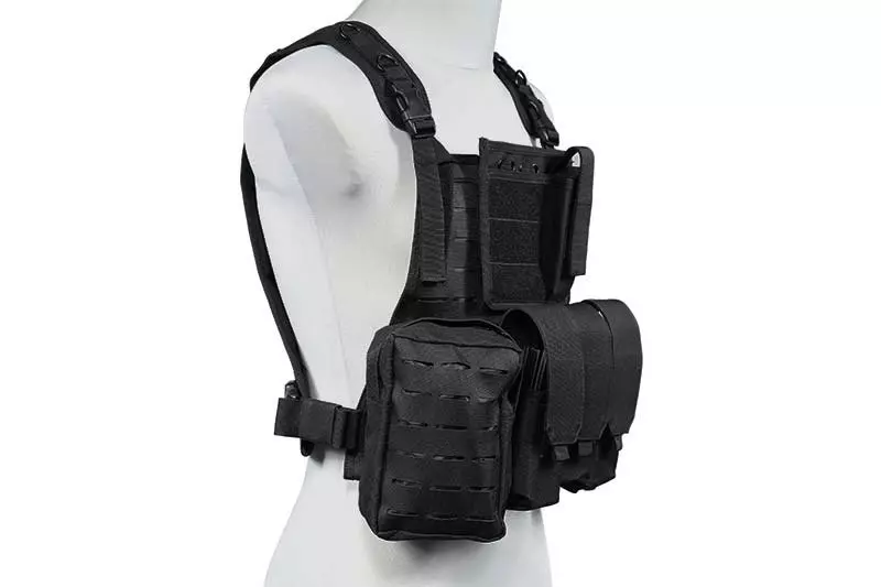 Kamizelka taktyczna typu MBSS (LaserCut) - Czarna OD-G-GFT-18-018408-00 asgbox.pl Kamizelka taktyczna typu MBSS (LaserCut) - Czarna - obrazek 4