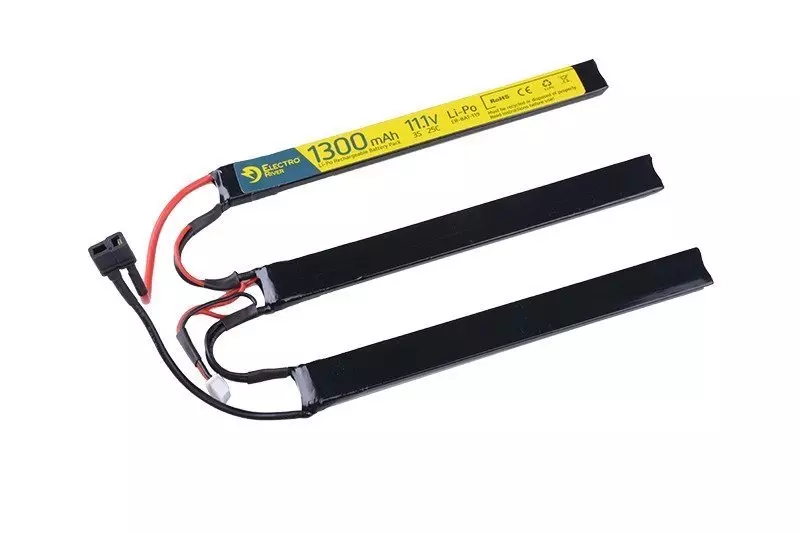 Akumulator LiPo 11,1V 1300mAh 3-modułowy 25/50C T-connect (DEANS) OD-G-ELR-06-009539-00 asgbox.pl asgbox.pl - Akumulator LiPo 11