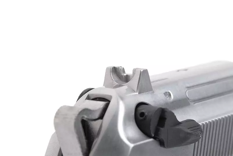 Replika pistoletu SR92 - Srebrny OD-G-SRC-02-002226-00 asgbox.pl Replika pistoletu SR92 - Srebrny - obrazek 4