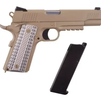 Replika pistoletu 1911 M45A1 - tan OD-G-WET-02-017222-00 asgbox.pl