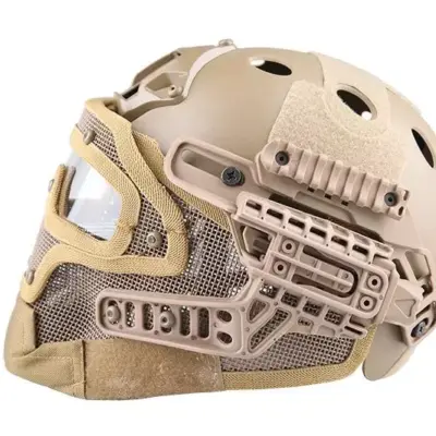 Replika kasku FAST PJ G4 System z osłoną twarzy - Coyote OD-G-EME-21-016948-00 asgbox.pl Replika kasku FAST PJ G4 System z osłoną twarzy - Coyote OD-G-EME-21-016948-00 asgbox.pl