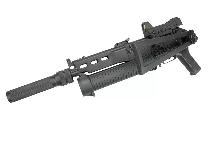 Replika pistoletu maszynowego PP-19 Bizon-2 z tłumikiem i kolimatorem OD-G-SVB-01-004020-00 asgbox.pl Replika pistoletu maszynowego PP-19 Bizon-2 z tłumikiem i kolimatorem - obrazek 8