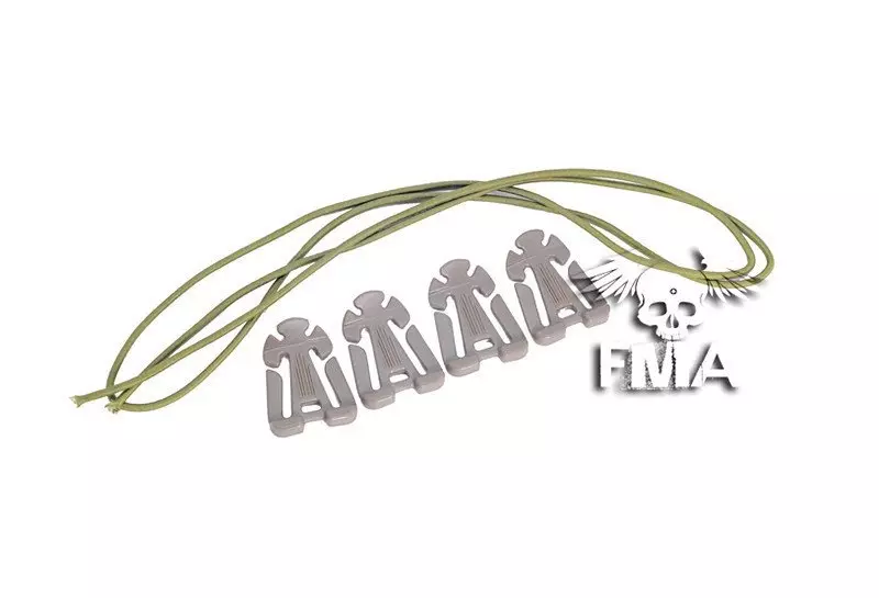 Zestaw klipsów mocujących - tan OD-G-FMA-31-005607-00 asgbox.pl asgbox.pl - Zestaw klipsów mocujących - tan