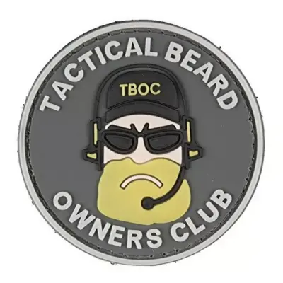 asgbox.pl - Naszywka 3D - TBOC - czarna