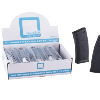 Zestaw 10 magazynków mid-cap 140 kulek do M4/M16 - czarny OD-G-GUA-05-018781-00 asgbox.pl
