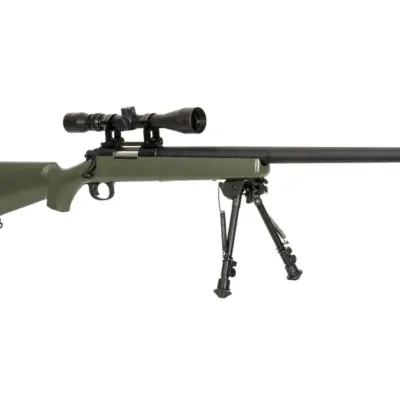 Replika karabinu snajperskiego SW-10 (z lunetą i dwójnogiem) - oliwkowa OD-G-SWL-03-007818-00 asgbox.pl
