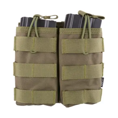 Podwójna ładownica Open I na magazynki AK/M4/G36 - oliwkowa OD-G-PRI-19-017399-00 asgbox.pl