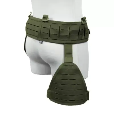 Pas taktyczny Laser-Cut z panelem udowym - oliwkowy OD-G-PRI-18-021105-00 asgbox.pl
