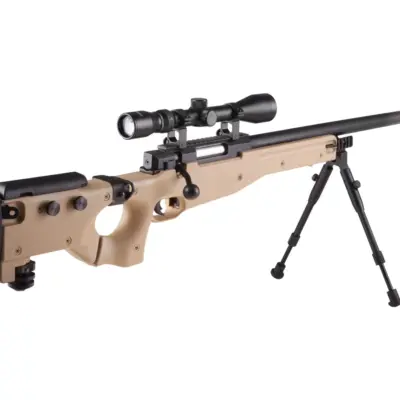 Replika karabinu snajperskiego MB08D - z lunetą i dwójnogiem - tan OD-G-WEL-03-017865-00 asgbox.pl