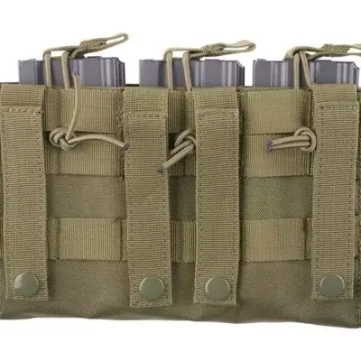 Alternative view of Potrójna ładownica na magazynki - oliwkowa