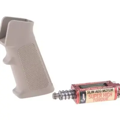 Zestaw silnika i chwytu SHT SLIM do M4/M16 - Długi - tan OD-G-ARE-08-022052-00 asgbox.pl