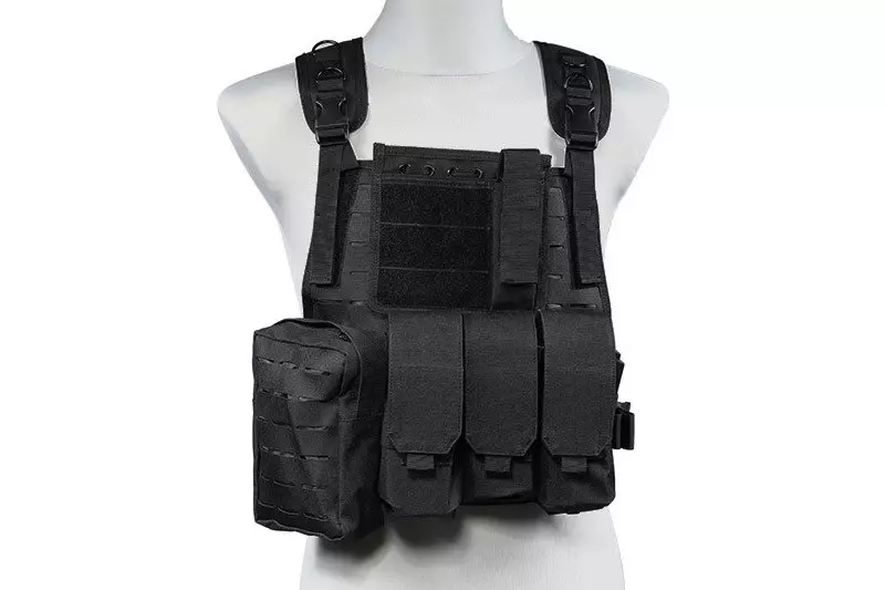 Kamizelka taktyczna typu MBSS (LaserCut) - Czarna OD-G-GFT-18-018408-00 asgbox.pl Kamizelka taktyczna typu MBSS (LaserCut) - Czarna - obrazek 5