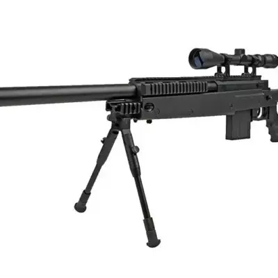 Replika karabinu snajperskiego MB4406D - z lunetą i dwójnogiem OD-G-WEL-03-006021-00 asgbox.pl