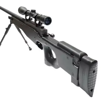 Replika karabinu snajperskiego Warrior I ( z dwójnogiem i lunetą) - czarny OD-G-WEL-03-000134-00 asgbox.pl