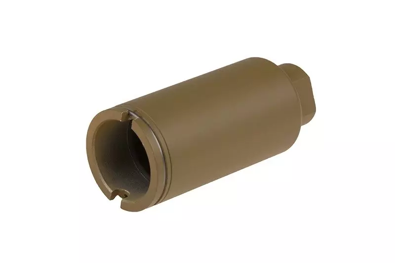 Koncentrator gazów wylotowych Copperhead Flash Hider - Tan OD-G-WEE-09-013457-00 asgbox.pl asgbox.pl - Koncentrator gazów wylotowych Copperhead Flash Hider - Tan