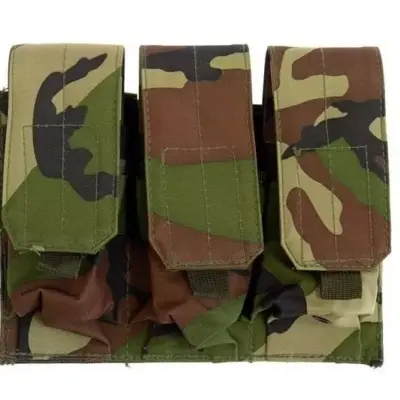 Potrójna ładownica na magazynki typu M4/M16 - woodland OD-G-GFT-19-000569-00 asgbox.pl