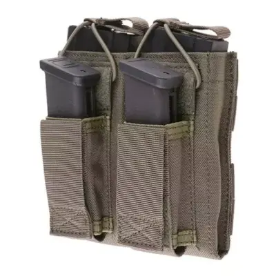 Podwójna ładownica Open Top na magazynki M4/M16 + pistoletowe - foliage green OD-G-EME-19-019162-00 asgbox.pl