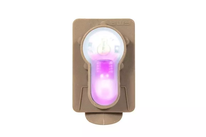Marker elektroniczny Lightbuck Card Button - Dark Earth (różowe światło) OD-G-FMA-31-022515-00 asgbox.pl Marker elektroniczny Lightbuck Card Button - Dark Earth (różowe światło) - obrazek 3